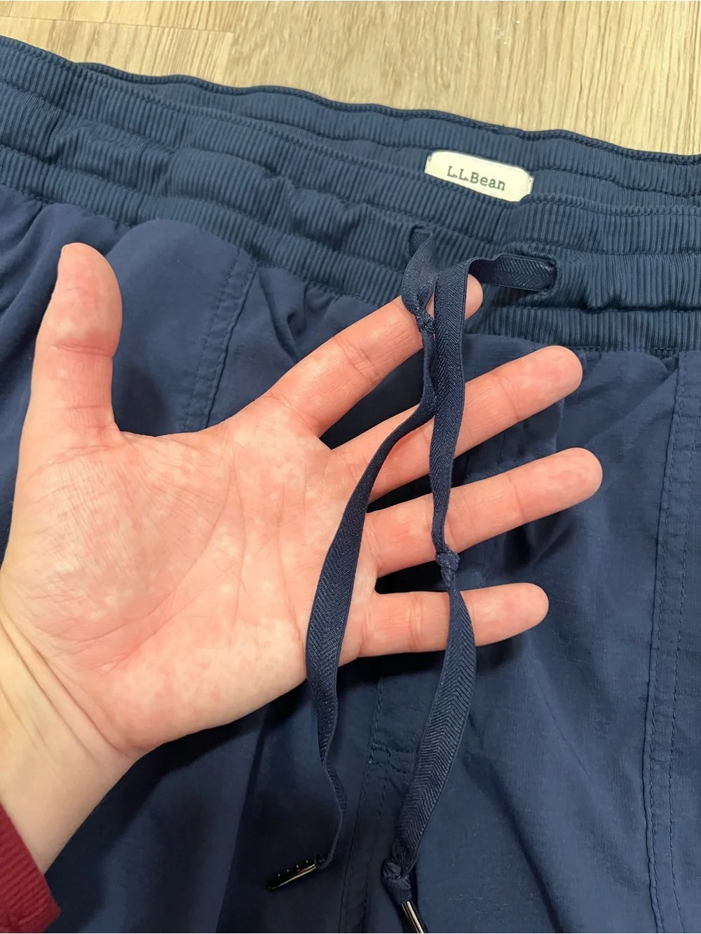 L.L. Bean Vista Camp Ripstop Navy Hiking Pants Size XL Style 292741